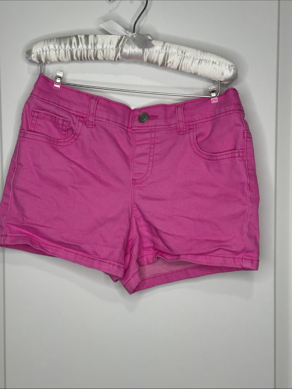 Girls Pink Casual Shorts
